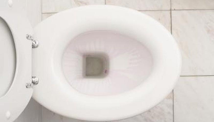En toalettskål sprekk over vannstanden må overvåkes