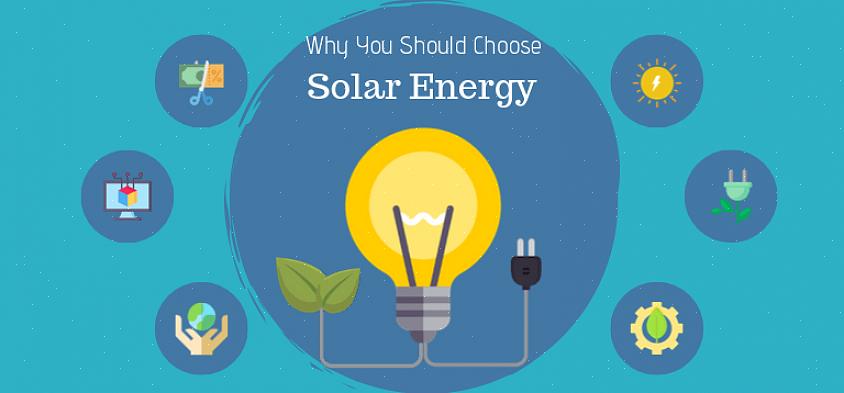 Den vanligste typen hjemme solenergisystem har solcellepaneler (PV) som konverterer sollys til elektrisitet
