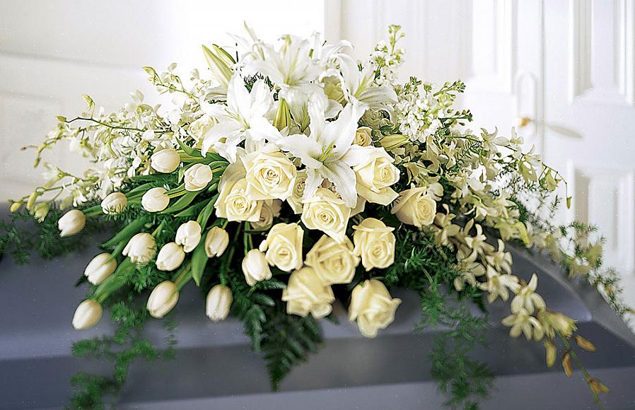 Vises ikke blomster på begravelsesbyrået vanligvis