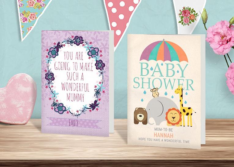 Hva skal jeg skrive i et baby shower-kort til foreldre som allerede har barn