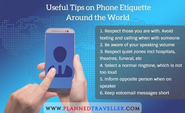 Følg noen få enkle regler for mobiltelefonetikette offentlig