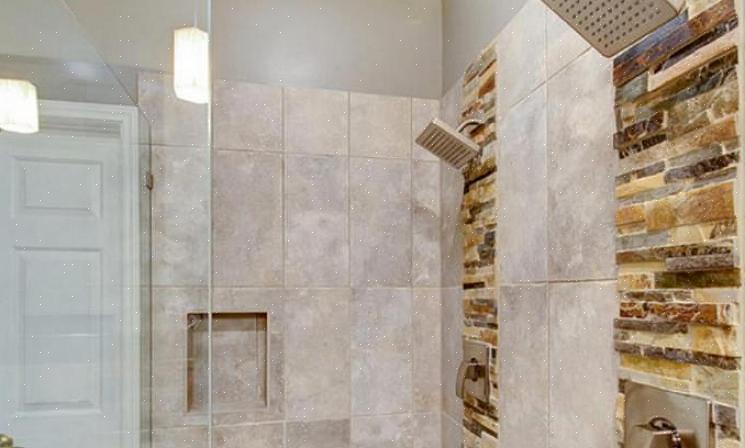 Du kan absolutt bruke naturstein i en dusj