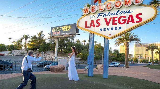 Du trenger ikke å være bosatt i Nevada for å gifte deg i staten