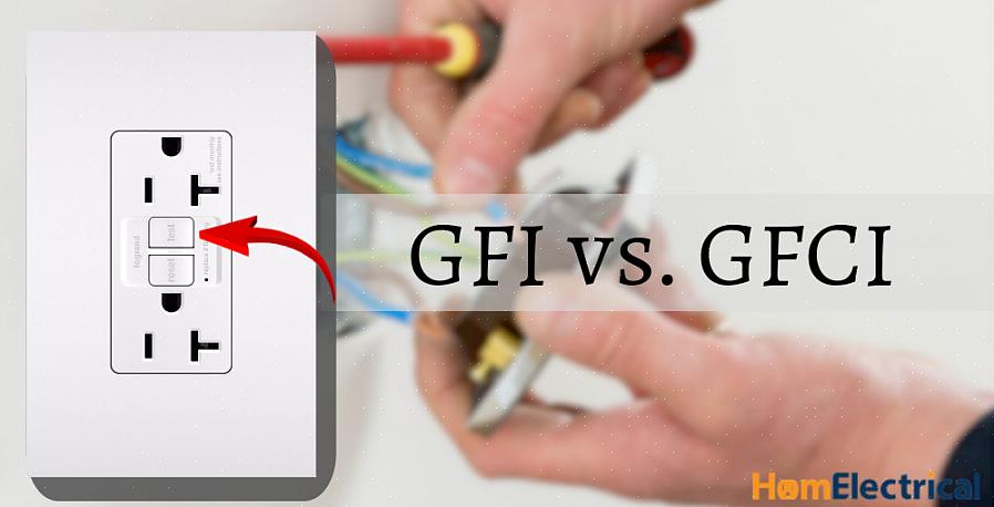 Denne nødvendige beskyttelsen kan gis enten av en GFCI-bryter eller GFCI-kontakter