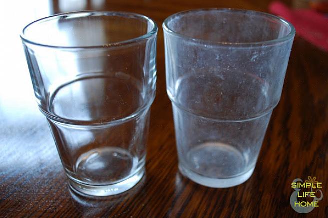 Glass er hardt vann eller vann med høyt mineralinnhold