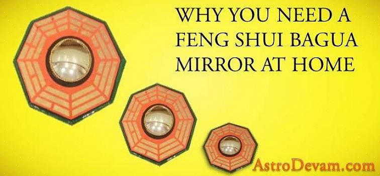 Feng shui bagua speilet er ikke et dekor feng shui element