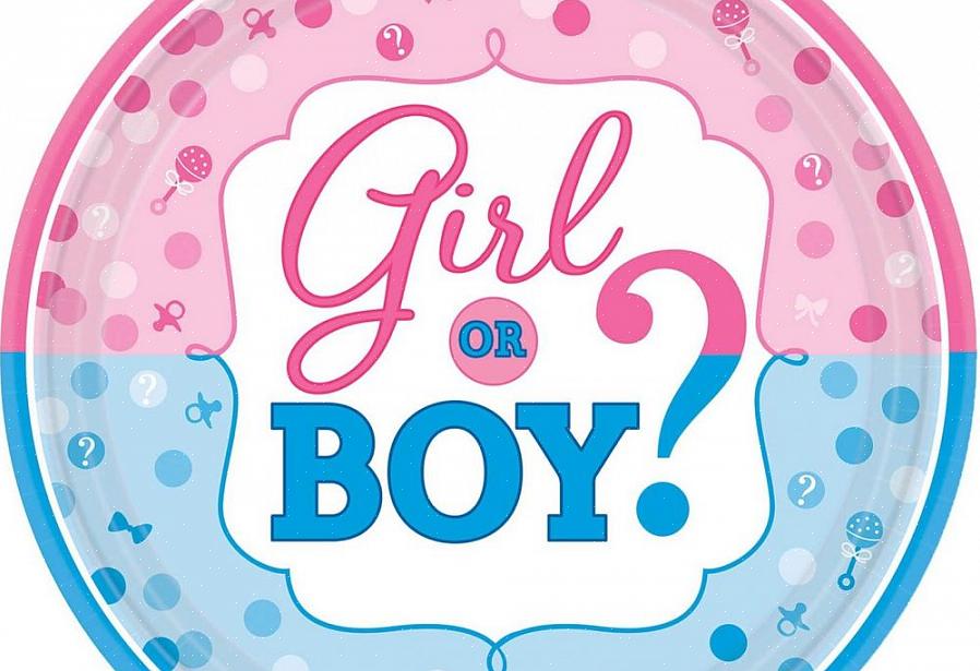 I denne vrien vil du at gjestene ikke skal si "gutt" eller "jente" under kjønnsavsløringsfesten din