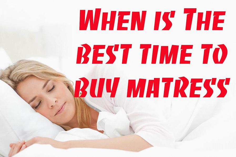 I stedet begynner du å tenke at du kan sove bedre på en ny madrass