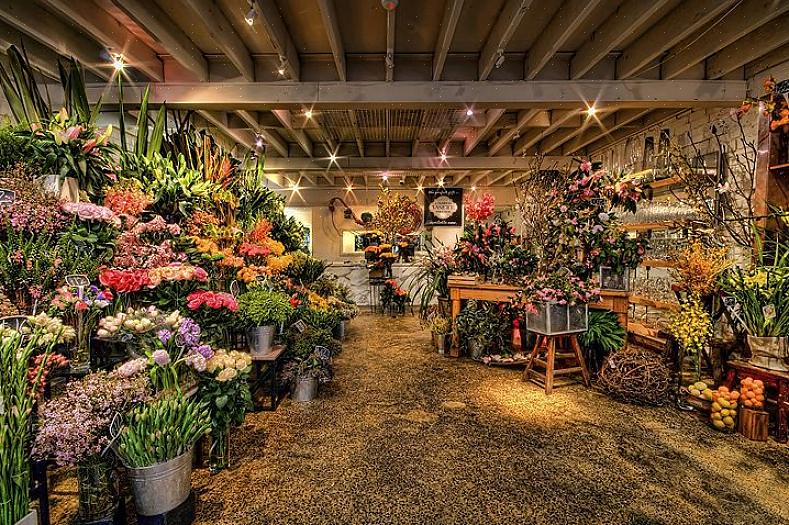 Et tradisjonelt fransk blomstertrykk og rustikke