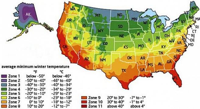 Ohio USDA hardiness soner