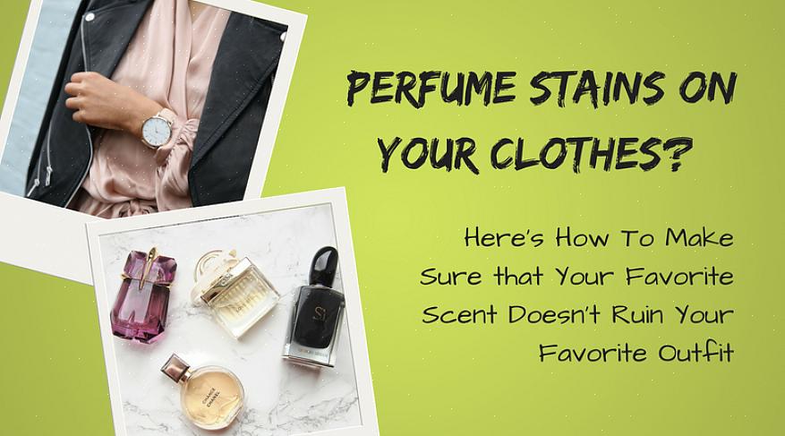 Hvordan fjerne overdreven parfyme lukt fra klær