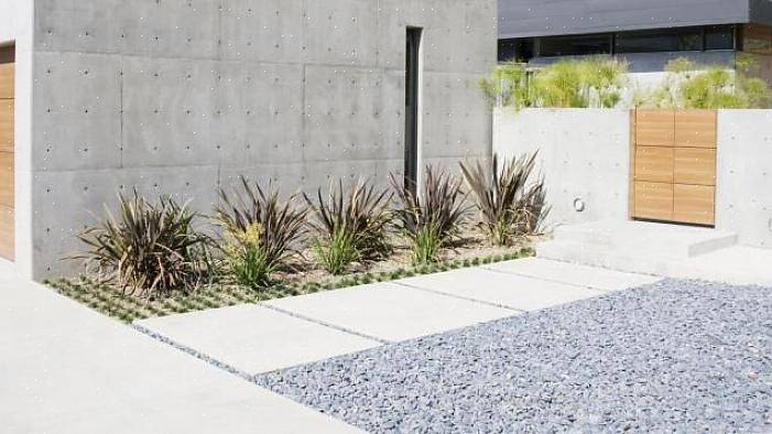 Tørkebestandig moderne prefabrikkert betong gangvei design