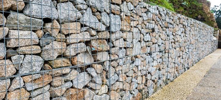 Steinene som ble brukt til å bygge en steinmur