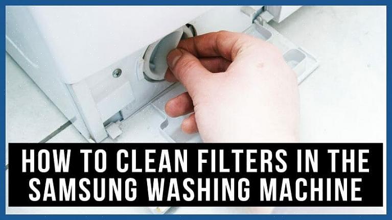 Lusfilteret til vaskemaskinen bør rengjøres minst fire ganger per år for å holde maskinen i sitt beste