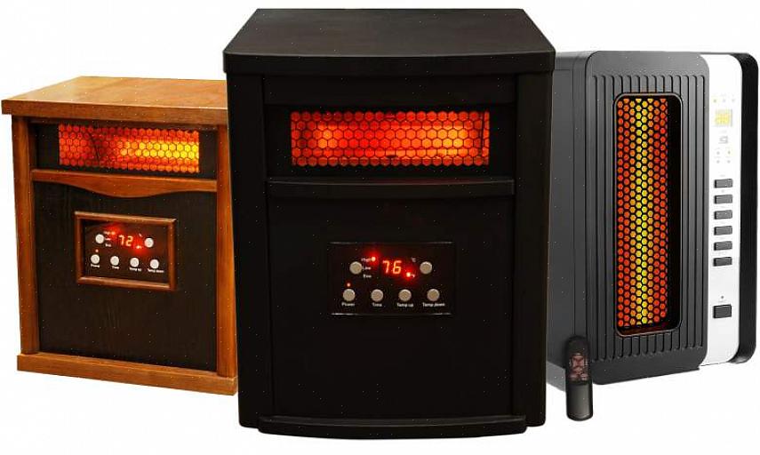 Det finnes tre stiler av elektriske infrarøde ovner
