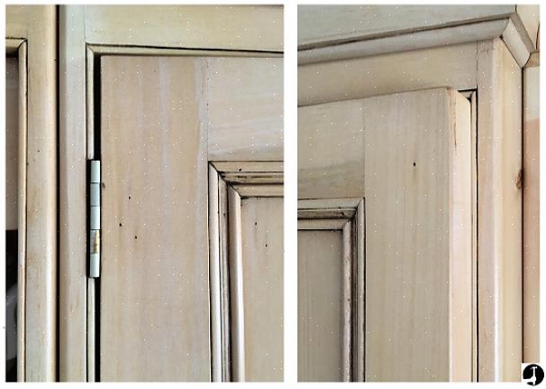 Tidligere eiere kan ha justert døren gradvis for å passe til den stadig skiftende dørkarmen