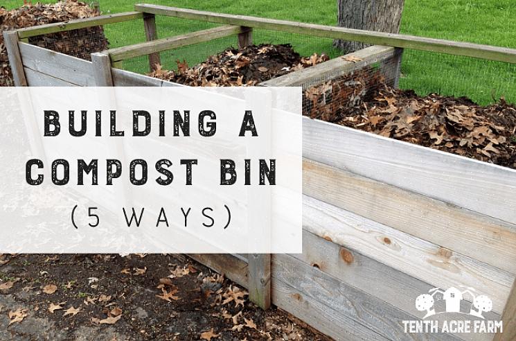 Kompostkasser er strukturer som brukes til å huse