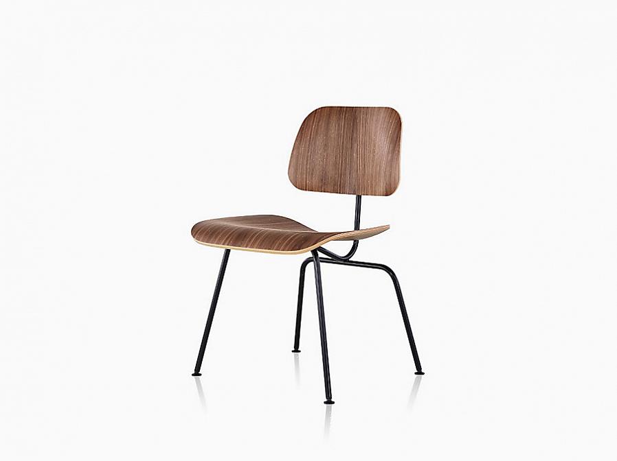 Eames formstøpte sidestolvarianter