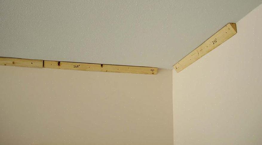 Kronstøping kan bidra til å skjule mindre vegg- eller takproblemer i krysset