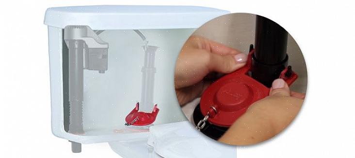 Tankboltene kan ha et nytt sett med muttere som holder dem på toalettbeholderen