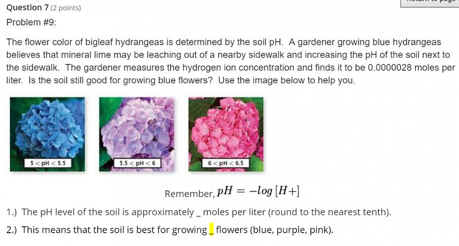 Du kan justere bare områdene der du dyrker planter som trenger en annen pH