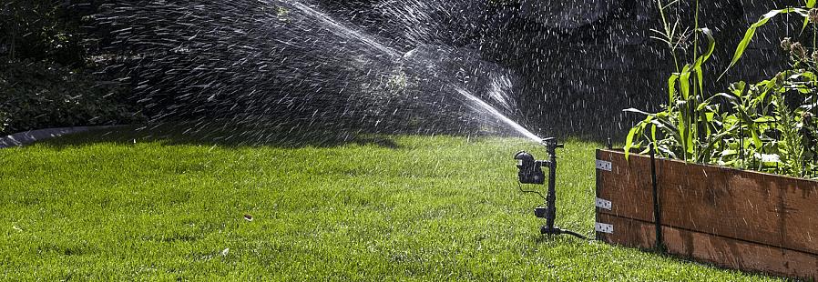 Er Scarecrow Motion-Activated Sprinklers satt opp bare en gang