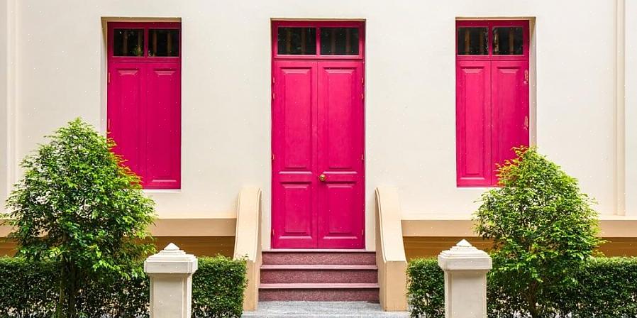 Den beste feng shui-designen er den som nærer feng shui-elementet som tilsvarer retningen inngangsdøren