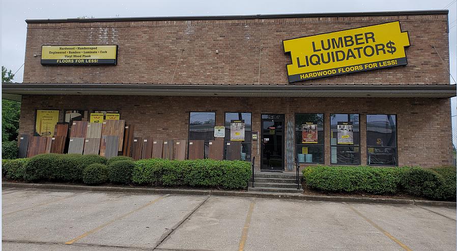 Lumber Liquidators selger et bredt utvalg av luksuriøse vinylplankegulv