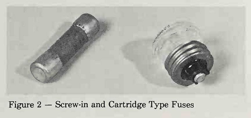 Vanlige skrusikringer som passer direkte inn i de gjengede Edison-kontaktene på et sikringspanel er kjent
