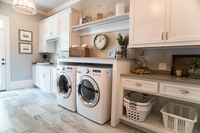 En vaskeservant eller vaskeservant kan vanligvis installeres i et vaskerom relativt enkelt